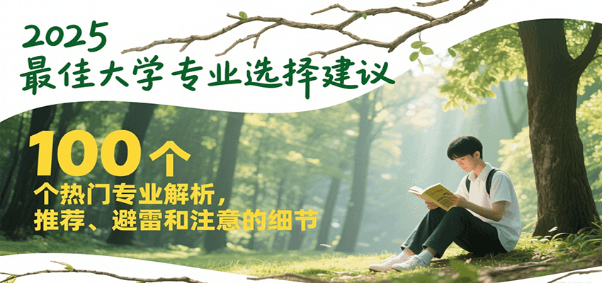 2025最佳大学专业选择建议，100个热门专业解析，推荐、避雷和注意的细节-易网赚
