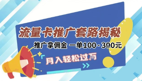 2025年外面卖1500的流量卡项目最新玩法，绿色无门槛对新手非常友好，日入3张+-易网赚
