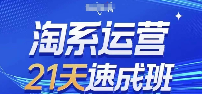 淘系运营21天速成班(更新25年7月)，0基础轻松搞定淘系运营，不做假把式-易网赚