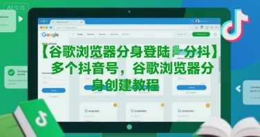 谷歌浏览器分身登陆多个抖音号，谷歌浏览器分身创建教程-易网赚