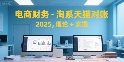 电商财务-淘系天猫对账2025，理论+实操-易网赚