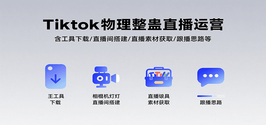 Tiktok物理整蛊直播运营，包含工具下载/直播间搭建/直播素材获取/跟播思路等-易网赚