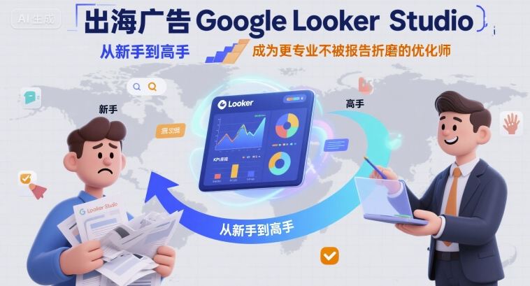 出海广告Google Looker Studio从新手到高手，成为更专业不被报告折磨的优化师-易网赚