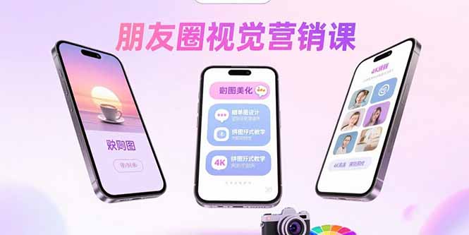 朋友圈视觉营销课：问候图美化，晒单图设计，拼图玩法教学-易网赚