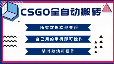 CSGO全自动搬砖，年底钱回家好项目，当天可拿到结果，新手小白轻松月入1W+【揭秘】-易网赚