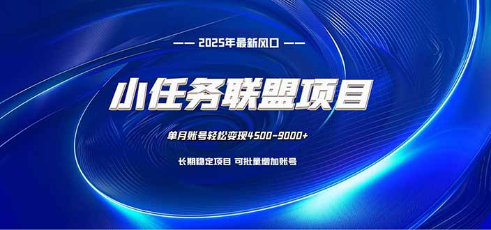 小任务联盟项目:一台电脑每天只需10分钟,轻松简单稳定-易网赚