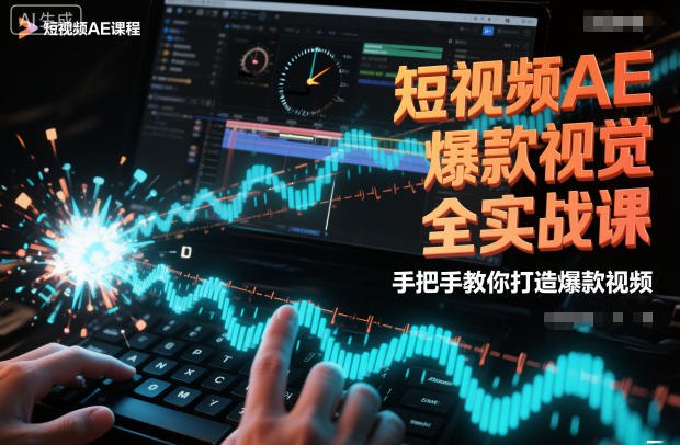 短视频AE爆款视觉全实战课，手把手教你打造爆款视频-易网赚