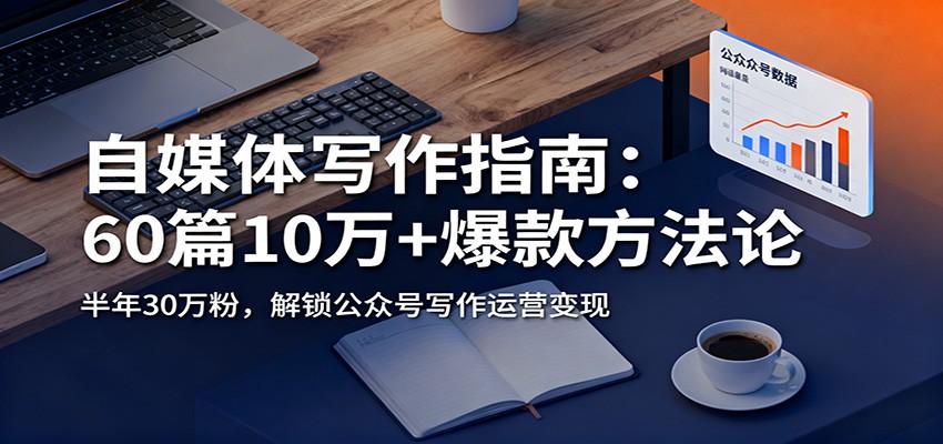 自媒体写作指南：60篇10万+爆款方法论，半年30万粉，解锁公众号写作运营变现-易网赚