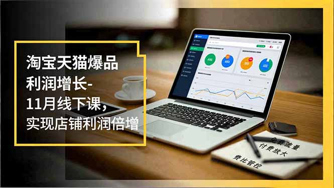 淘宝天猫爆品利润增长-11月线下课，免费流量、付费放大、费比管控，实现店铺利润倍增-易网赚