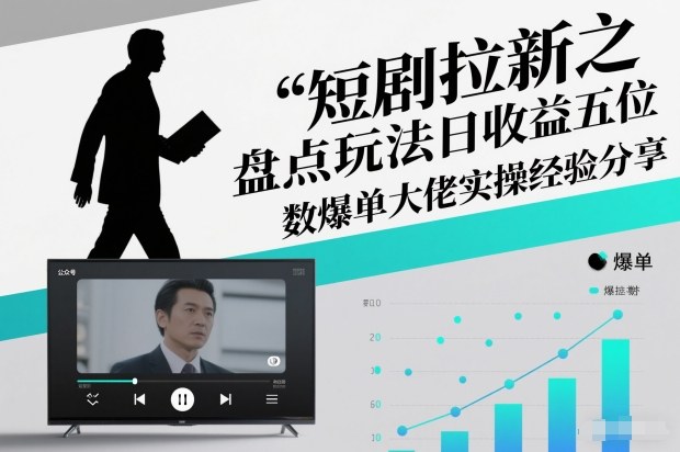 短剧拉新之盘点玩法日收益五位数爆单大佬实操经验分享-易网赚